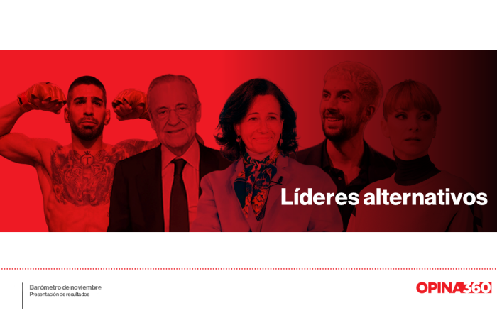 Portada encuesta líderes alternativos noviembre