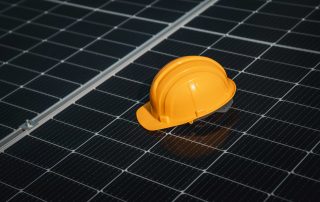 casco en planta solar